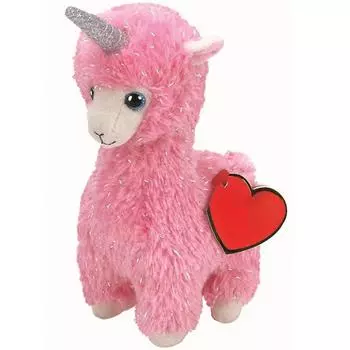 26 см маленькая розовая альпака Лана большие глаза плюшевая игрушка мягкая милая кукла-животное дети популярный подарок на день рождения рождество 26cm