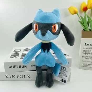 26 см плюшевая кукла-эльф Риолу Лукарио с биркой Small Riolu, 26cm