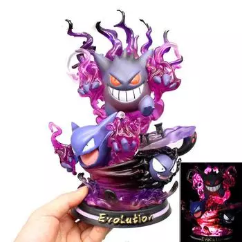26 см покемон аниме мьюту MFC генгар стоун эволюция GK мечта супер мечта мультфильм ПВХ фигурка модель украшения фиолетовый