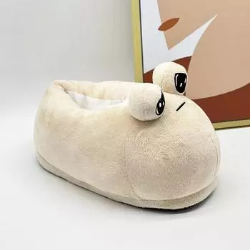 26 см тапочки Pou, плюшевые игрушки, милые мягкие мягкие игрушки, куклы, чужеродные плюшевые игрушки белый