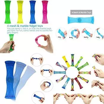 26PCS Интерактивные игрушки снятия стресса Миниатюрная новинка сжимая игрушки Сенсорный Fidget Play Наборы Finge
