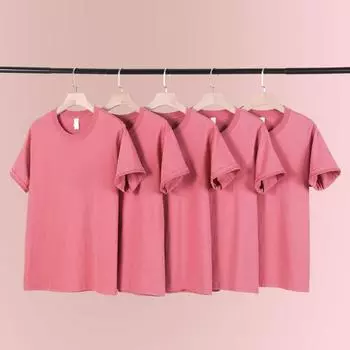 270 г однотонная универсальная футболка из чистого хлопка с круглым вырезом и короткими рукавами для мужчин и женщин XS ультрамарин синий