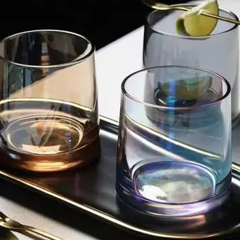 270 мл простая стеклянная кружка многофункциональная стеклянная однослойная бытовая кружка для воды ополаскиватель для рта молочные кофейные чашки 301-400ml прозрачный