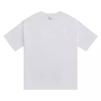 270г Мужская летняя свободная футболка с короткими рукавами из чистого хлопка Мужская одежда Рубашка с короткими рукавами M