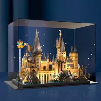 2743 шт. Хогвартс Школа чародейства и волшебства Гарри Поттер блок украшение дома подарок на день рождения для детей Hogwarts School-2743Pcs