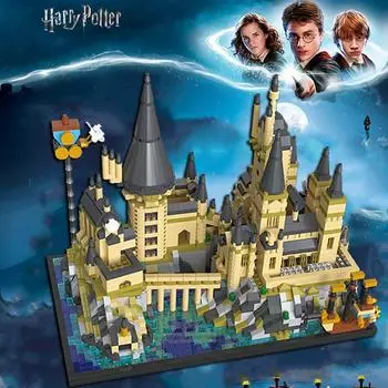 2743 шт. Хогвартс Замок колдовства и Гарри Поттер развивающие игрушки подарок на день рождения для детей