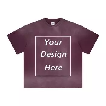 275 г/м 100% хлопок стираная футболка с индивидуальным рисунком принт мужские футболки персонализированная футболка S