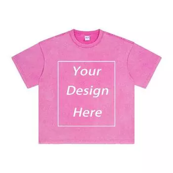 275 г/м 100% хлопок стираная футболка с индивидуальным рисунком принт мужские футболки персонализированная футболка S