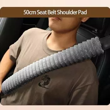27/50cm Luxury Car Seat Safety Belt Cover Shoulder Strap Covers Anti Slip Anti Wear Car Shoulder Protector Pad Car Accessories