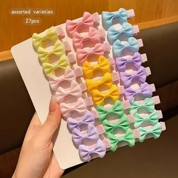 27 colorful sweet wind hair clips with randomly selected hair colors suitable for daily use as hair accessories
