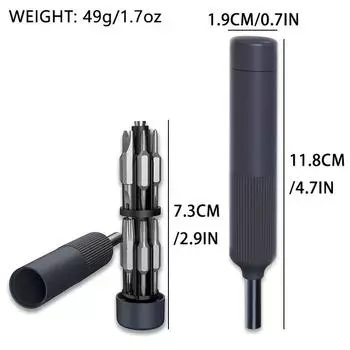 27 in 1 Screwdriver Set Crv Steel Magnetic Phillips Screwdriver Bits Mini Portable Professional Repair Tools For iPhone PC DIY