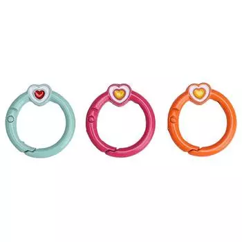 27 мм сплав пружинное кольцо застежка с открытым кольцом для соединения в форме сердца для цепи ожерелья браслета соединители ювелирные изделия белый