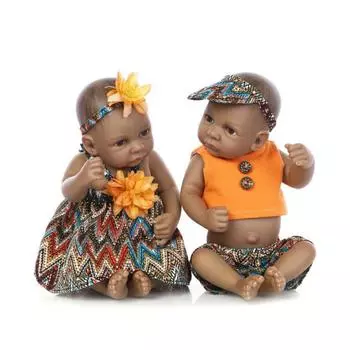 27 см милая супер мягкая мини силиконовая кукла-имитатор детская игрушка для просвещения детский помощник для сна Boy