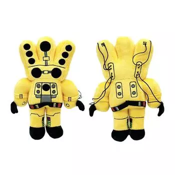 27 см Золотой Титан Спикермен Плюшевая Игрушка Куклы Мягкая Игрушка Мультяшная Набивная Игрушка Подарок На День Рождения Для Детей жёлтый
