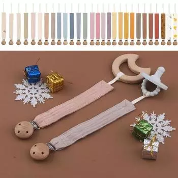 27 стилей, мягкая хлопковая детская соска-прищепка с цепочкой, портативная, анти-потеряшка, держатель для кормления младенцев, пустышка для новорожденных оранжевый