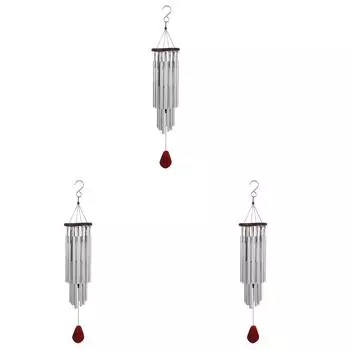 - 27 трубок, подвесной колокольчик из алюминия, наружное украшение, колокольчик ветра для сада.