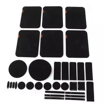 27Pcs Felt Placemat Anti Scratch Insulated Anti Slip Felt Table Mats Set for Home Dining Room
