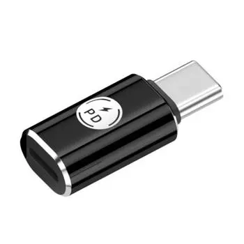 27W PD Fast Charging Converter Adapter with Keyhole Aluminium 480Mbps USB C To 8 Pin Adapter for iPhone 15/Plus/Pro/Pro Max A type бордовый