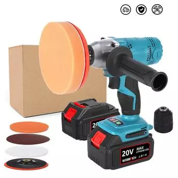 2800 об/мин 2-в-1 беспроводной электрический полировальный станок для автомобиля полировальная машина для автомобиля инструмент для ухода за лакокрасочным покрытием металла оборудование для удаления ржавчины no battery no plug