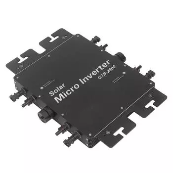 2800 Вт Солнечный сетевой инвертор MPPT Power Micro Inverter с управлением по WiFi IP65 Водонепроницаемый