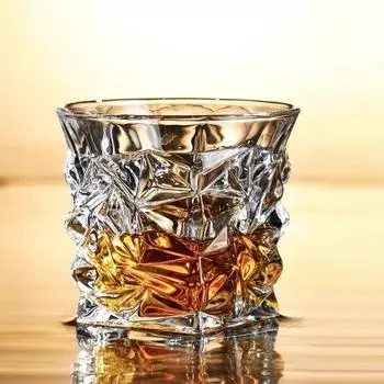 280 мл/310 мл/320 мл Винные стаканы Стеклянные стаканы с трещинами на льду Стакан для виски Iceberg Стеклянный стакан для спиртных напитков Стакан для воды Креативный пивной стакан Посуда для напитков