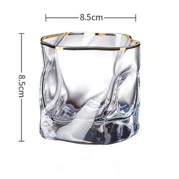 280 мл скандинавский стиль золотистый край зарубежный бокал для вина простота сока молоко чай кружки мохито бренди кружка для вечеринки капучино кафе 1pcs
