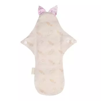 280 мм Стираемая менструальная прокладка из органического хлопка День&Ночь Ежедневная прокладка Салфетка для интимной гигиены #3