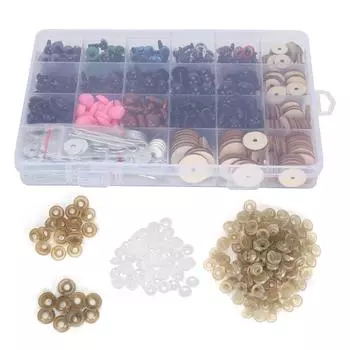 280 шт. пластиковые глаза, носы с шарнирными подушками, плюшевая кукла, медведь, мягкие игрушки, аксессуары