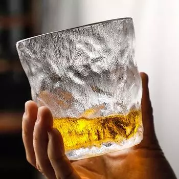 285 мл/380 мл стеклянные стаканы с узором «ледник» бутылка для воды женская чашка для фруктового сока детская кофейная чашка кухонная домашняя посуда для напитков пивная кружка 1pcs