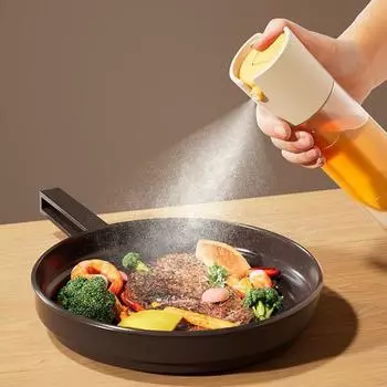 285 мл распылитель масла, толстый, герметичный, большой емкости, пищевой, без запаха, для барбекю, для приготовления пищи, распылитель оливкового масла, для кухни зелёный