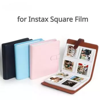 288 карманов большой емкости фотоальбом книга Fujifilm Instax Square пленка SQ40 SQ20 SQ10 SQ6 SQ1 держатель для карточек моментальной камеры чёрный