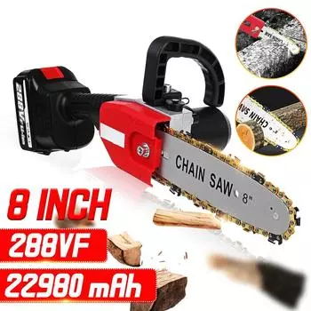 288VF 22980 мАч Бесщеточная электрическая бензопила 8 дюймов Беспроводной садовый электроинструмент для лесозаготовок Деревянные инструменты Перезаряжаемые для батареи Makita Body For Makita Batt