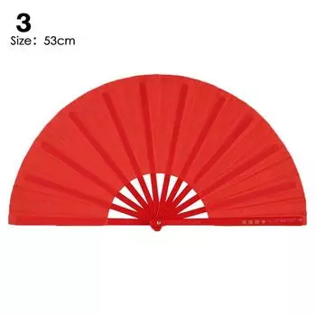 28/34cm Chinese Tai Chi Chinoiserie Gift Yoga Fan Plastic Bone Fan Folding Stage Fan Kung Fu Fan 3
