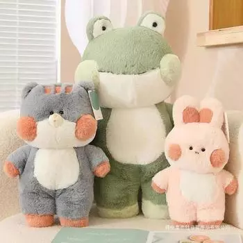 28/35 см милые куклы-животные детские плюшевые игрушки хобби диванные подушки аксессуары обнимашки кавайные куклы девочки праздник лучшие подарки 28cm
