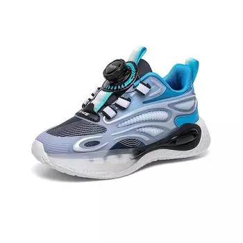 28-40 детские большие легкие дышащие модные двойные сетчатые спортивные и кроссовки для отдыха на открытом воздухе кроссовки 28 синий/чёрный