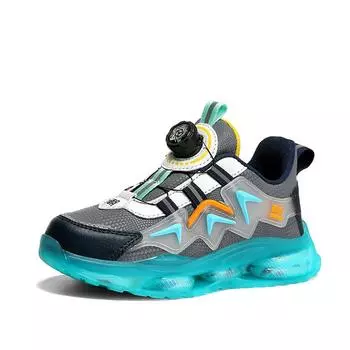 28-40 Детские Большие Размеры Легкие Дышащие Модные Спортивные Кроссовки Кроссовки Модная Повседневная Детская Обувь 28 серый