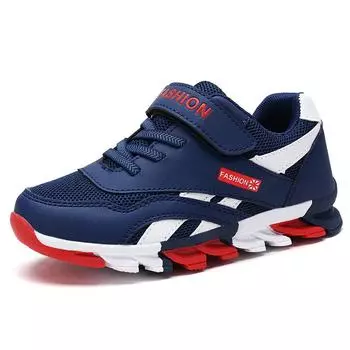 28-40 Детские Большие Размеры Противоскользящие Износостойкие Модные и Трендовые Повседневные Спортивные Кроссовки Кроссовки 28 красный