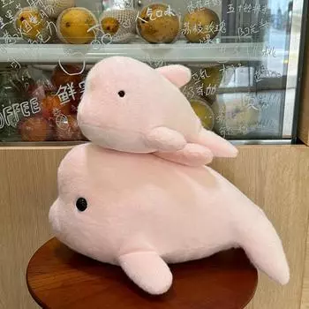28/42 см Милый розовый дельфин плюшевые игрушки мягкие милые животные куклы диван декор детская подушка подушки для детей детские подарки 28cm розовый