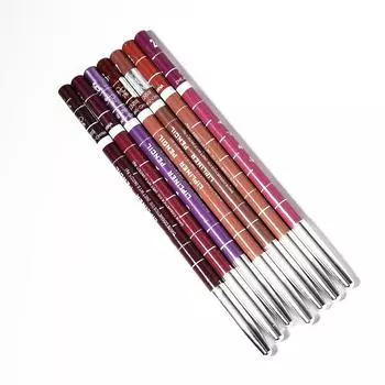 28 цветов, деревянный карандаш для губ, водостойкий женский очаровательный карандаш для губ, женский долговечный косметический инструмент, мягкий карандаш