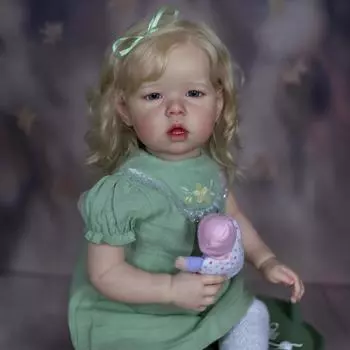 28-дюймовые куклы-младенцы огромного размера Liam, очаровательные куклы-новорожденные с тканевым телом, ручная работа, 3D-нарисованная кожа, реалистичные куклы-младенцы для детей, игровая игрушка cloth body