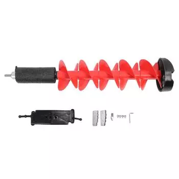 28-дюймовый комплект ледового бура, нейлоновый стальной резак, диаметр режущей части 6-дюймового ледового бура с позиционером