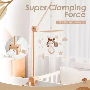 28-дюймовый винтовой держатель для кроватки, мобильный держатель для колокольчика, украшение для детской кроватки своими руками