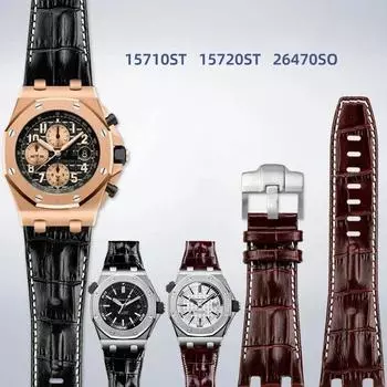 28 мм браслет для часов Audemars и Piguet Royal Oak Offshore ремешок AP 26470 26470 15703 15710 мужской ремешок из воловьей кожи 28mm