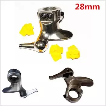 28-миллиметровый литой стальной шиномонтажный станок с защитой головы утки и 3 колодками для шин мотоцикла/скутера/квадроцикла/карта красный