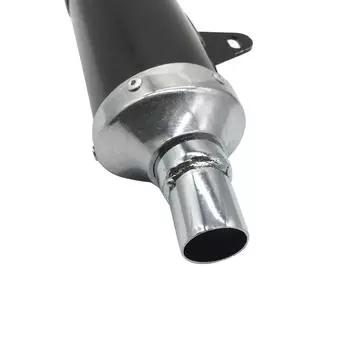 28 мм выхлопная труба глушителя подходит для мотоцикла Байк ATV Quad 50cc-150cc черный чёрный