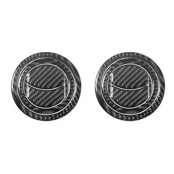 28) Преобразите интерьер вашего автомобиля с помощью 12-ти накладок на боковые воздуховоды из углеродного волокна для Ford Fiesta 2011 2015 CHINA