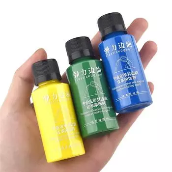 28 шт./компл. Матовое масло для отделки краев кожи, финишное средство, эластичная жидкость для герметизации краев для различных аксессуаров для кожаных изделий, краситель