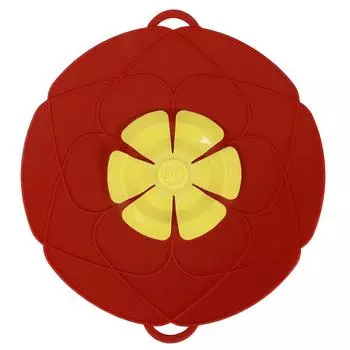 28 см противопереливная пылезащитная пробка для крышки кастрюли силиконовая крышка кухонные принадлежности для готовки красный