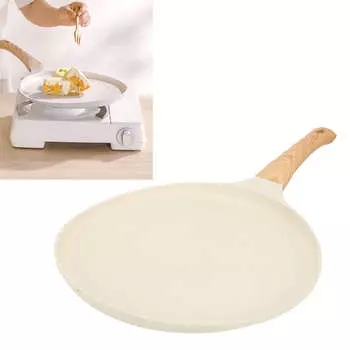 28 см сковорода Maifan Stone, многофункциональная плоская сковорода с длинной ручкой и скребком для газовой и индукционной плиты