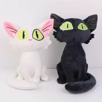 28 см Suzume No Tojimari плюшевая игрушка Daijin Cat и Sadaijin Black Cat плюшевая мягкая кукла-животное подарок на день рождения для маленьких детей 25cm